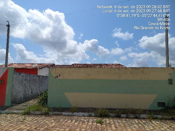 Oferta em destaque — Casa no Sao Geraldo, Ceara-mirim - RN, Nº 116, 2 quartos, 1 vaga, 200m²