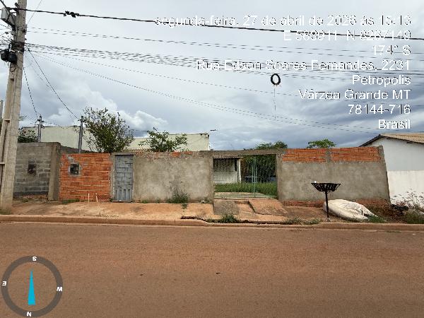 Excelente oportunidade — Casa no Paiaguas, Varzea Grande - MT, N. SN QD 88 AREA 01B, 2 quartos, 180m²