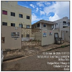 Imóvel com ótimo custo — Apartamento no Parque Nova Friburgo A, Cidade Ocidental - GO, Apto 103, 2 quartos, 1 vaga, 54,63m²