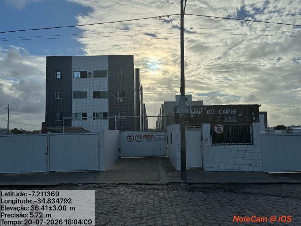 Oportunidade para moradia — Apartamento no Paratibe, Joao Pessoa - PB, Apto 103, 2 quartos, 1 vaga, 43,24m²