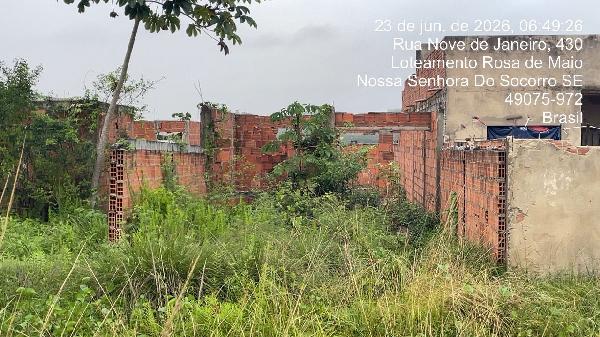 Imóvel com excelente localização — Terreno no Santa Ines, Nossa Senhora do Socorro - SE, N. SN QD 19 LT 04, 125m²