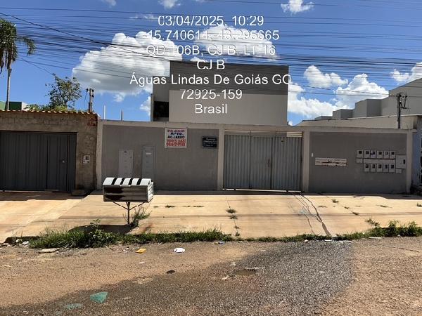 Imóvel em ótima região — Apartamento no Parque da Barragem Setor 10, Aguas Lindas de Goias - GO, Apto 101, 2 quartos, 1 vaga, 55,78m²