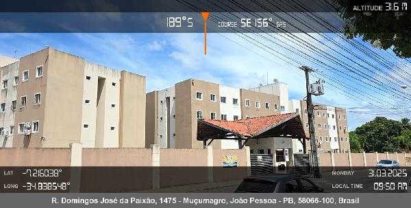 Imóvel com potencial — Apartamento no Mucumagro, Joao Pessoa - PB, Apto 205, 2 quartos, 1 vaga, 46,3m²