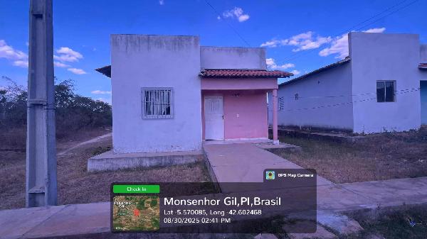 Oportunidade facilitada — Casa no Cachoeira, Monsenhor Gil - PI, Nº 13, 2 quartos, 203,63m²