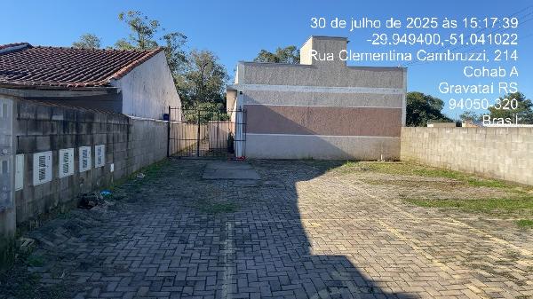 Imóvel bem posicionado — Casa no Nossa Chacara, Gravatai - RS, Nº 194, 2 quartos, 1 vaga, 56,23m²