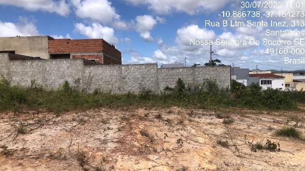 Imóvel com localização privilegiada — Terreno no Santa Ines, Nossa Senhora do Socorro - SE, N. SN QD 17, 133,25m²