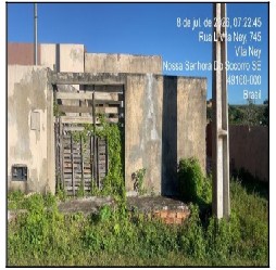 Imóvel com potencial — Terreno no Complexo Jardim, Nossa Senhora do Socorro - SE, N. SN QD 25 LT 35B, 133,75m²