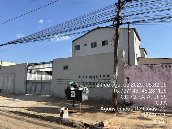 Grande oportunidade — Apartamento no Parque da Barragem Setor 09, Aguas Lindas de Goias - GO, Apto 205, 2 quartos, 1 vaga, 46,06m²