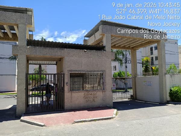 Imóvel com ótima proposta — Apartamento no Parque Novo Jockey, Campos dos Goytacazes - RJ, Apto 404, 2 quartos, 1 vaga, 41,85m²