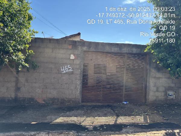 Imóvel com potencial de valorização — Casa no Solar Monte Siao, Rio Verde - GO, N. SN LT 465 QD 19, 2 quartos, 250m²