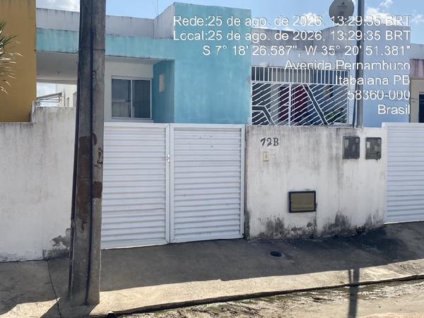 Ótima oportunidade — Casa no Dos Estados, Itabaiana - PB, Nº 72-B, 2 quartos, 1 vaga, 85,5m²