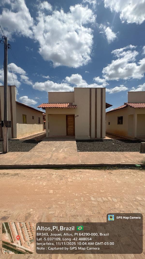 Imóvel com bom aproveitamento — Casa no Buritizinho, Altos - PI, Nº 42, 2 quartos, 1 vaga, 166m²