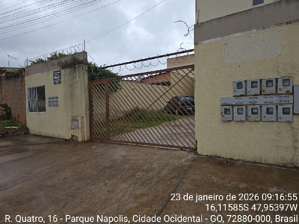 Oferta com excelente localização — Apartamento no Parque Napolis A, Cidade Ocidental - GO, Apto 201, 2 quartos, 1 vaga, 50,77m²