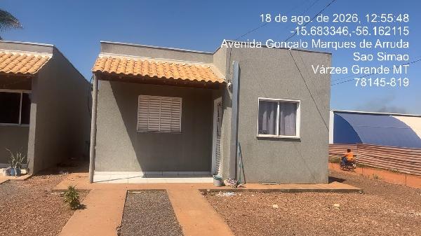 Imóvel bem localizado — Casa no Sao Simao, Varzea Grande - MT, N. SN QD 69 LT 15, 2 quartos, 180m²