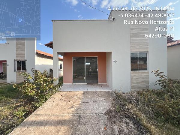 Negócio com vantagem — Casa no Buritizinho, Altos - PI, Nº 181, 2 quartos, 166m²