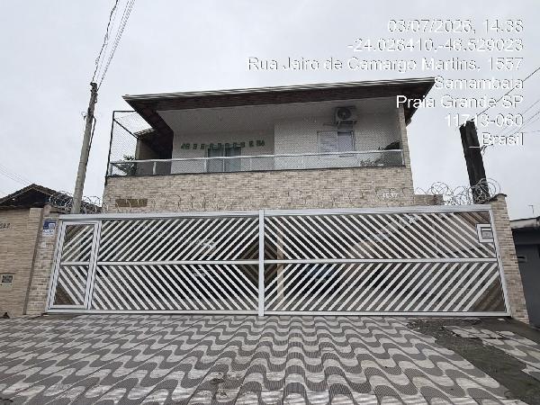 Imóvel com bom aproveitamento — Casa no Samambaia, Praia Grande - SP, Nº 1537, 2 vagas, 45,71m²