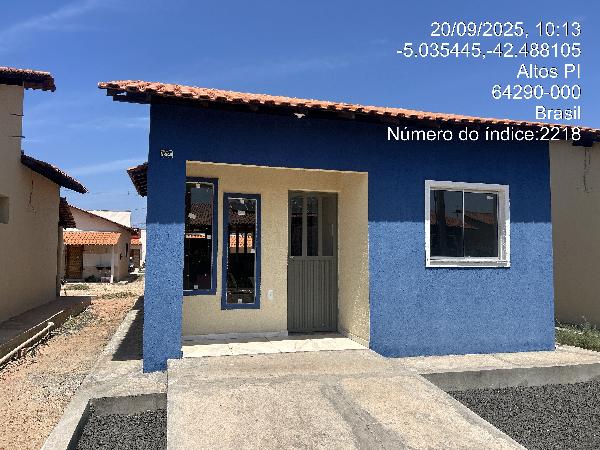 Imóvel pronto para negociar — Casa no Buritizinho, Altos - PI, Nº 249, 2 quartos, 1 vaga, 166m²