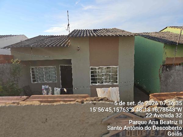 Oferta promissora — Casa no Jardim Ana Beatriz Ii, Santo Antonio do Descoberto - GO, N. SN LT 10H QD 190A, 2 quartos, 227,1m²