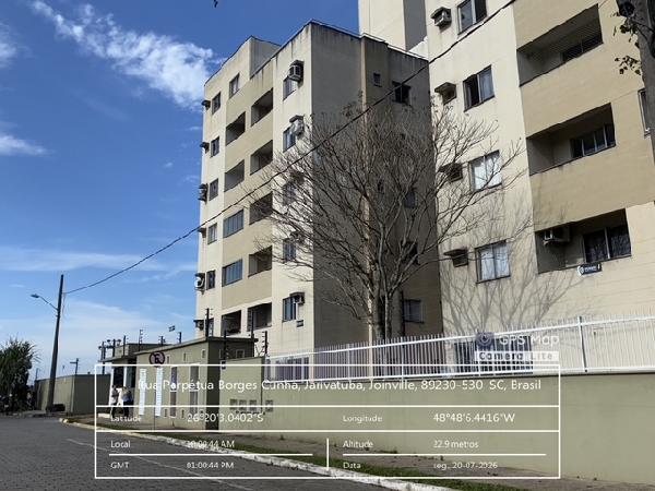 Oportunidade para moradia — Apartamento no Jarivatuba, Joinville - SC, Apto 456, 1 quarto, 37,1m²