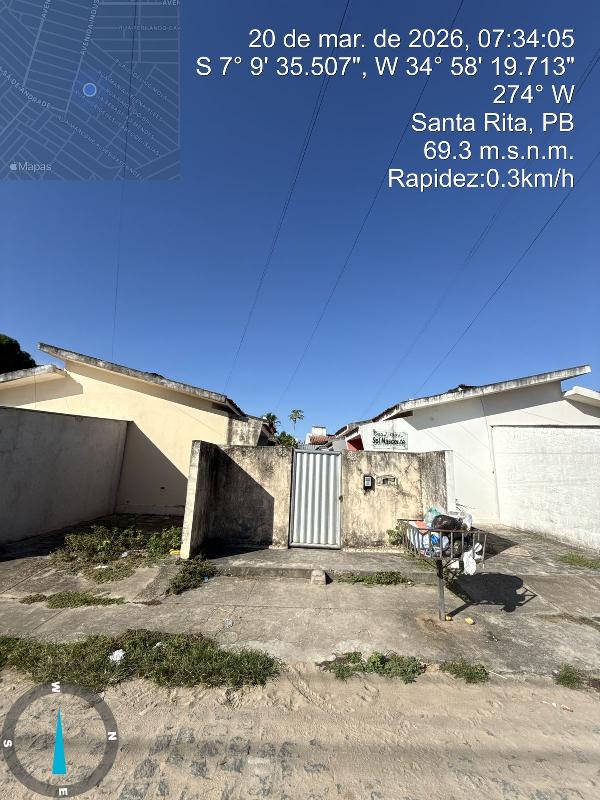 Grande chance — Casa no Tibiri, Santa Rita - PB, Nº 82, 2 quartos, 1 vaga, 100m²