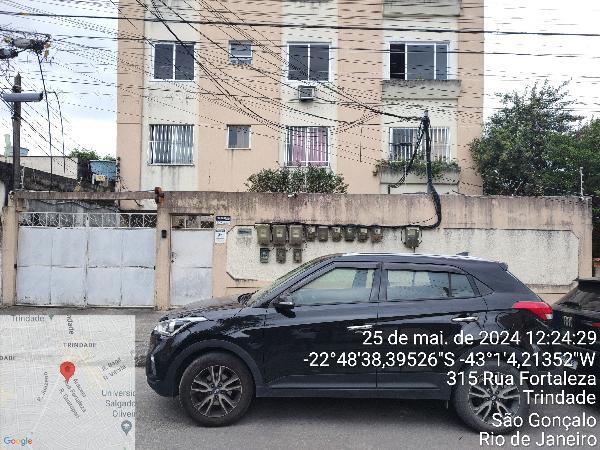 Imóvel com bom aproveitamento — Apartamento no Trindade, Sao Goncalo - RJ, Apto 402, 78m²