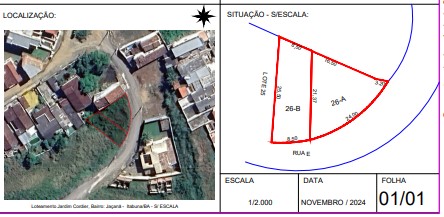 Negócio vantajoso — Terreno no Lomanto Junior, Itabuna - BA, Nº 46, 123,38m²