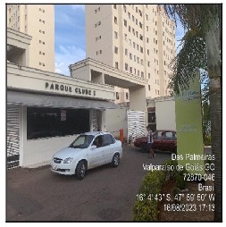 Excelente imóvel — Apartamento no Parque das Cachoeiras, Valparaiso de Goias - GO, Apto 503, 2 quartos, 1 vaga, 44,01m²