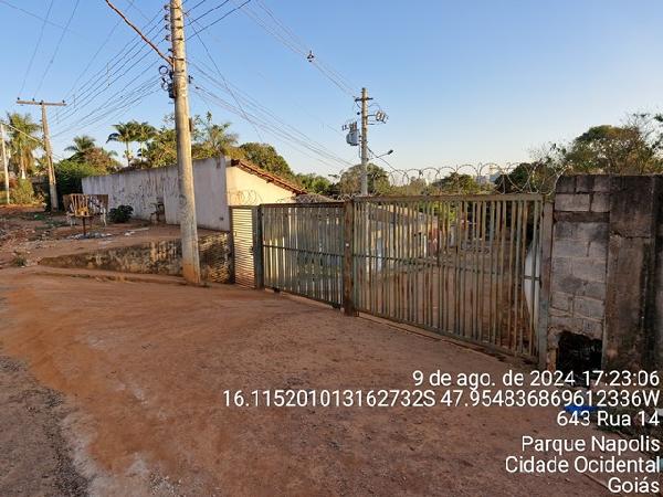Oportunidade de investimento — Casa no Parque Napolis A, Cidade Ocidental - GO, 2 quartos, 1 vaga, 155,25m²