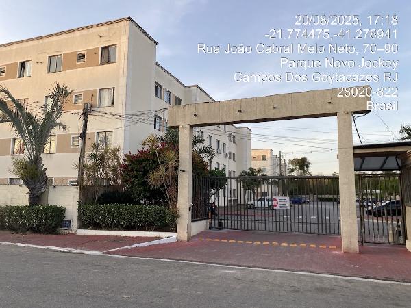 Imóvel para morar ou investir — Apartamento no Parque Novo Jockey, Campos dos Goytacazes - RJ, Apto 204, 2 quartos, 1 vaga, 47,64m²