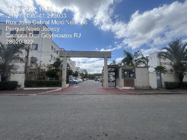 Imóvel com potencial de valorização — Apartamento no Parque Novo Jockey, Campos dos Goytacazes - RJ, Apto 203, 1 vaga, 45,33m²