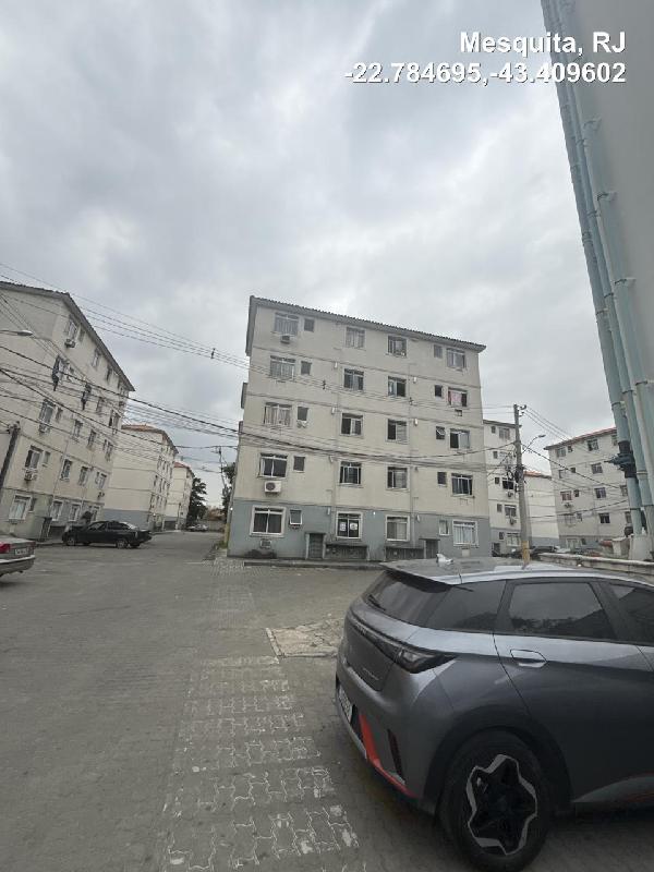 Imóvel com bom aproveitamento — Apartamento no Rocha Sobrinho, Mesquita - RJ, Apto 402, 2 quartos, 1 vaga, 42,9m²