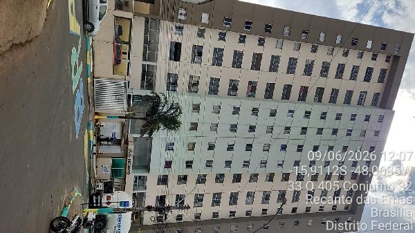 Imóvel com potencial de valorização — Apartamento no Recanto das Emas, Brasilia - DF, Apto 1207, 3 quartos, 1 vaga, 63,44m²
