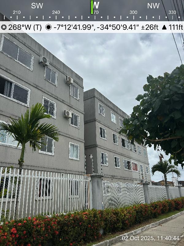 Oportunidade facilitada — Apartamento no Mucumagro, Joao Pessoa - PB, Apto 202, 2 quartos, 1 vaga, 48,15m²