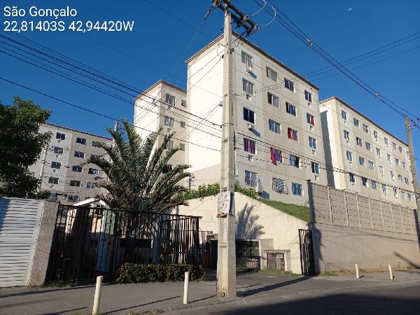 Imóvel com potencial — Apartamento no Monjolos, Sao Goncalo - RJ, Apto 101, 2 quartos, 48,74m²
