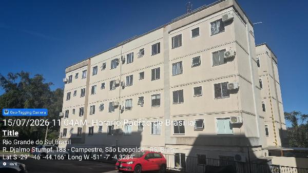 Oferta com destaque — Apartamento no Santo Andre, Sao Leopoldo - RS, Apto 402, 2 quartos, 1 vaga, 40,23m²