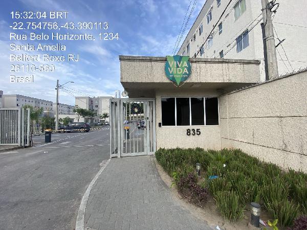 Oferta vantajosa — Apartamento no Santa Amelia, Belford Roxo - RJ, Apto 307, 2 quartos, 1 vaga, 43,29m²