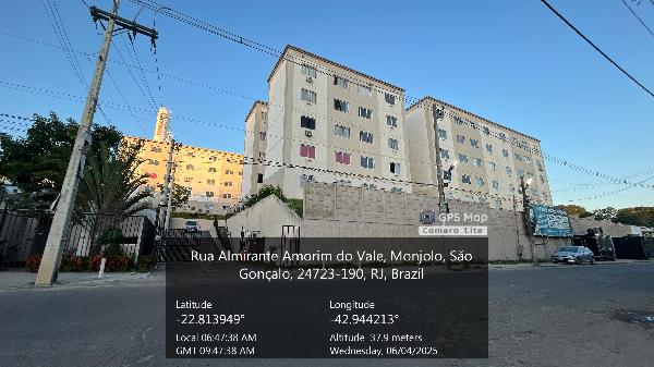 Oferta recomendada — Apartamento no Monjolos, Sao Goncalo - RJ, Apto 203, 2 quartos, 1 vaga, 47,67m²
