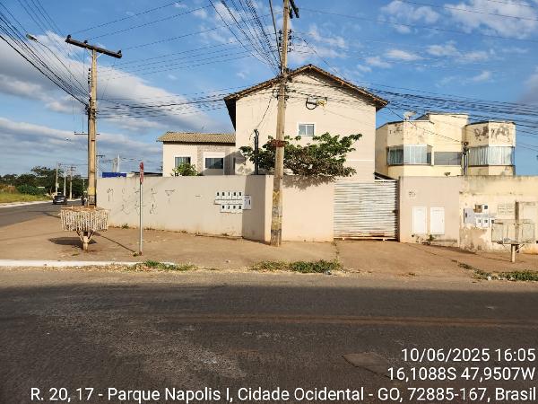 Oferta promissora — Apartamento no Parque Napolis A, Cidade Ocidental - GO, Apto 201, 2 quartos, 1 vaga, 46,57m²