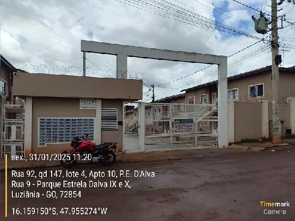 Imóvel em região valorizada — Apartamento no Parque Estrela Dalva Ix, Luziania - GO, Apto 108, 2 quartos, 1 vaga, 44,23m²
