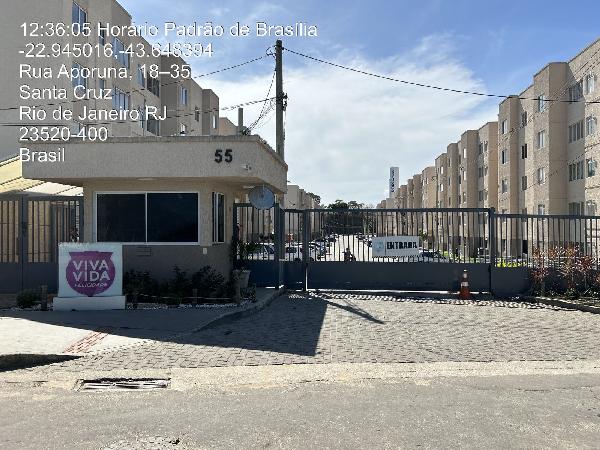 Imóvel com bom aproveitamento — Apartamento no Santa Cruz, Rio de Janeiro - RJ, Apto 402, 2 quartos, 41,07m²