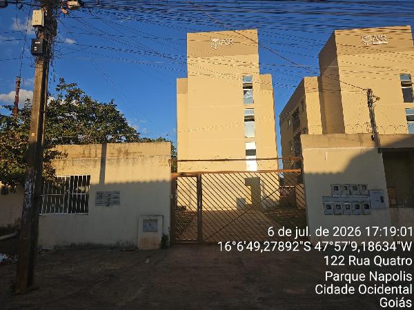 Oportunidade para moradia — Apartamento no Parque Napolis, Cidade Ocidental - GO, Apto 101, 2 quartos, 1 vaga, 50,77m²