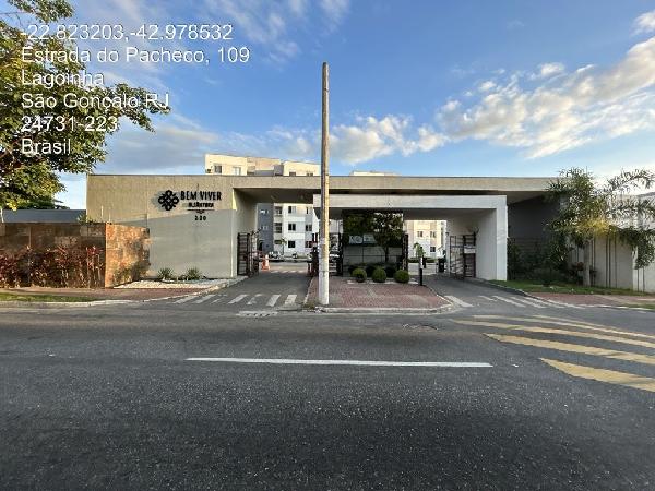 Imóvel com boa estrutura — Apartamento no Lagoinha, Sao Goncalo - RJ, Apto 301, 2 quartos, 1 vaga, 47,48m²