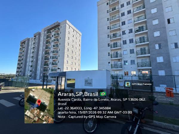 Oportunidade de investimento — Apartamento no Sitios de Recreio Independencia, Araras - SP, Apto 302, 2 quartos, 1 vaga, 48,78m²
