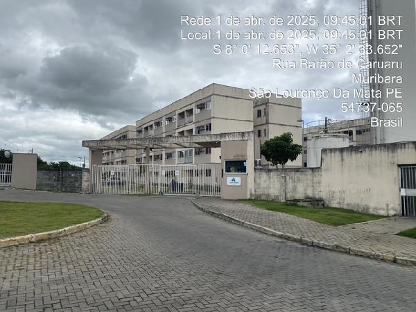 Oportunidade de investimento — Apartamento no Muribara, Sao Lourenco da Mata - PE, Apto 004, 2 quartos, 1 vaga, 45,9m²