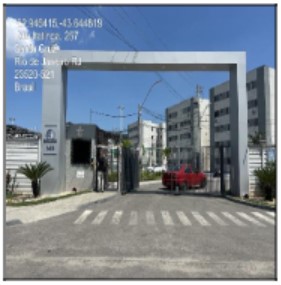 Imóvel com bom aproveitamento — Apartamento no Santa Cruz, Rio de Janeiro - RJ, Apto 101, 1 quarto, 1 vaga, 43,22m²