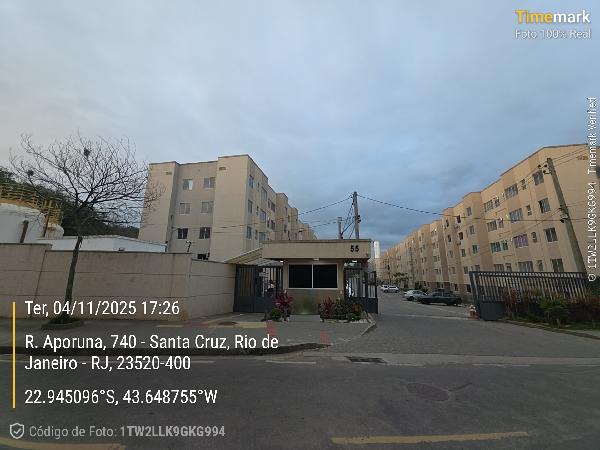 Oportunidade valiosa — Apartamento no Santa Cruz, Rio de Janeiro - RJ, Apto 305, 2 quartos, 1 vaga, 41,07m²