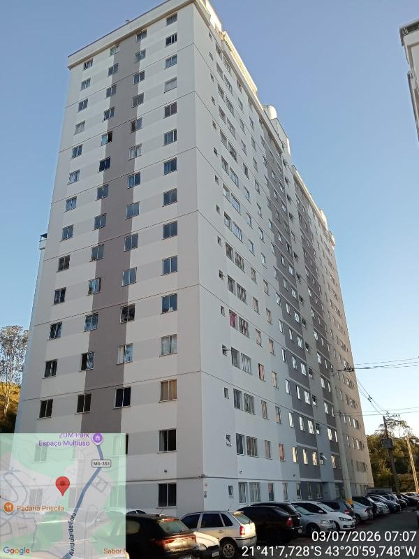 Grande chance — Apartamento no Grama, Juiz de Fora - MG, Apto 302, 2 quartos, 1 vaga, 47m²