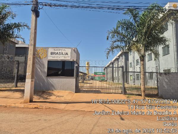 Imóvel com boa estrutura — Apartamento no Jardim Zuleika, Luziania - GO, Apto 202, 2 quartos, 1 vaga, 48,11m²