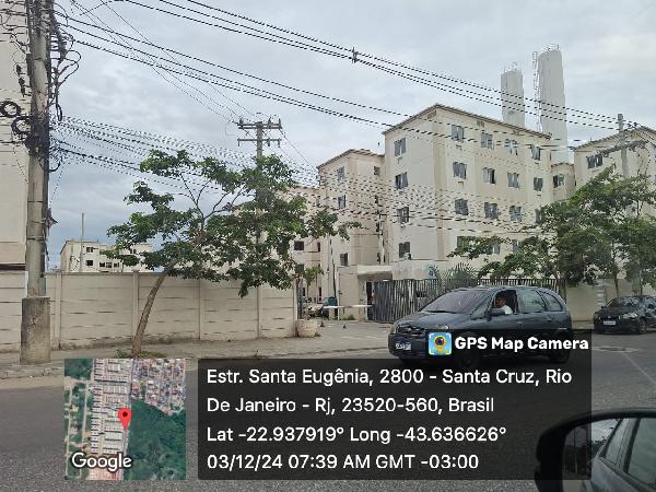 Imóvel com ótimo custo — Apartamento no Santa Cruz, Rio de Janeiro - RJ, Apto 205, 2 quartos, 1 vaga, 40,54m²