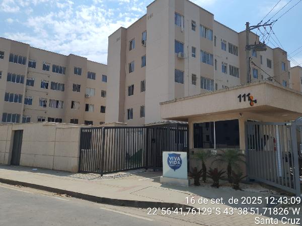 Imóvel com potencial de valorização — Apartamento no Santa Cruz, Rio de Janeiro - RJ, Apto 202, 2 quartos, 1 vaga, 41,07m²